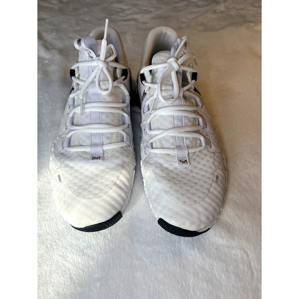 Mens Nike Free Metcon 5 White/Black/Bright Crimson Runners Size 11.5 - Picture 4 of 8